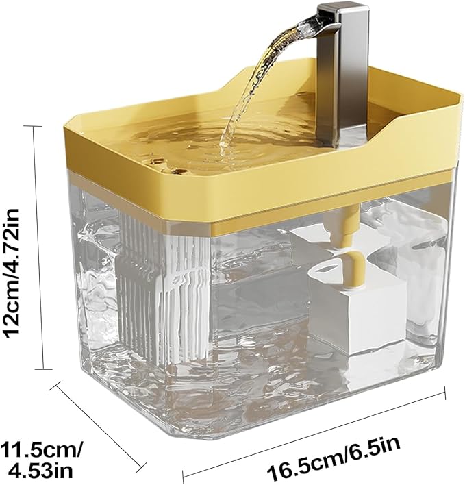 Cat Water Dispenser Fountain, Silent Pet Drinking Organizer, Quiet Supply - Image 2