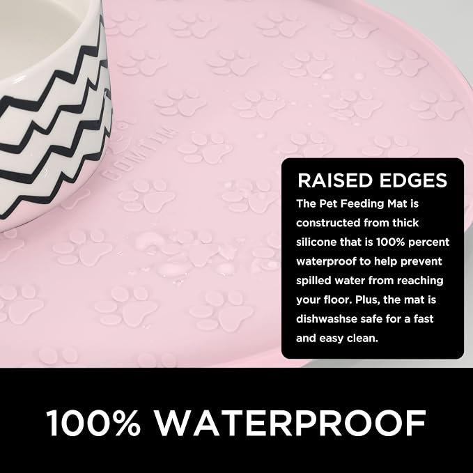 Comtim Waterproof Dog Food Mat - Image 2