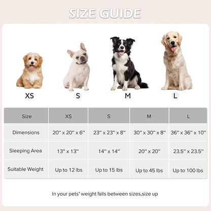JOEJOY Donut Calming Small Dog Bed, Round Cat Beds - Image 6