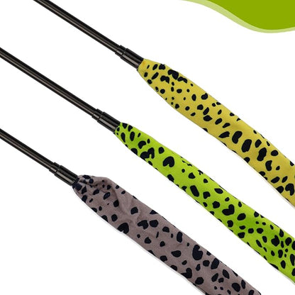 Interactive Cat Toy Wand with Catnip Mouse, Cat Teaser Wand Rainbow String - Image 6