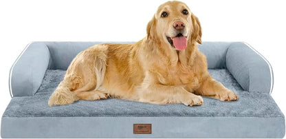 Extra Large Dog Bed Orthopedic Waterproof: Memory Foam Dog Bed by Mekiy