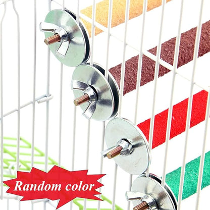 Hamiledyi Parrot Perch Stand Toy, Bird Cage Perch Toy, Natural Paw Grinding - Image 3