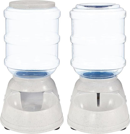 Amazon Basics Automatic Pet Water Dispenser and Gravity Food Feeder Set - Image 4