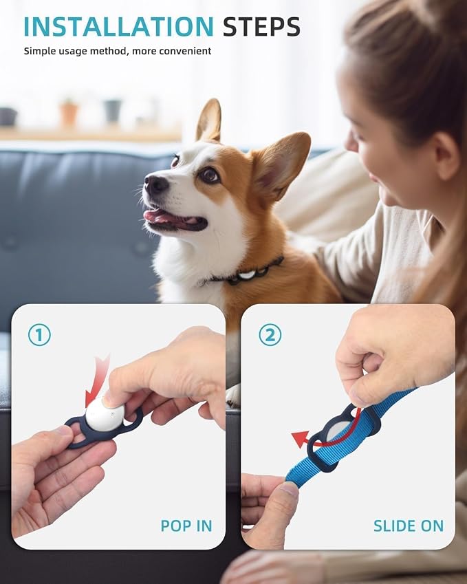 GPS Tracker for Dogs, Mini GPS Cat Tracker, Smart Pet Activity Tracker - Image 3
