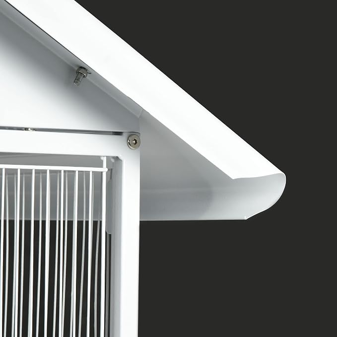 PawHut Wrought Metal Bird Cage Feeder - Image 9