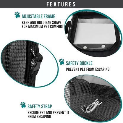 PetAmi Dog Purse Carrier for Small Dogs, Airline Approved Soft Sided Pet Carrier - Image 5