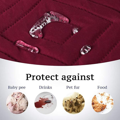 H.VERSAILTEX Futon Cover Reversible Sofa Slipcover Furniture Protector Water - Image 3