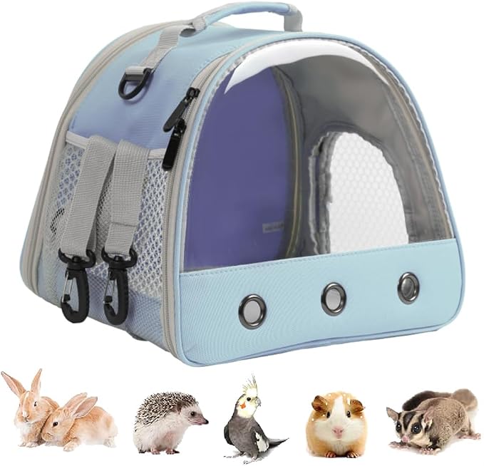 Guinea Pig Carrier Backpack, Bunny Rat Bird by LightUpYourPetsLife