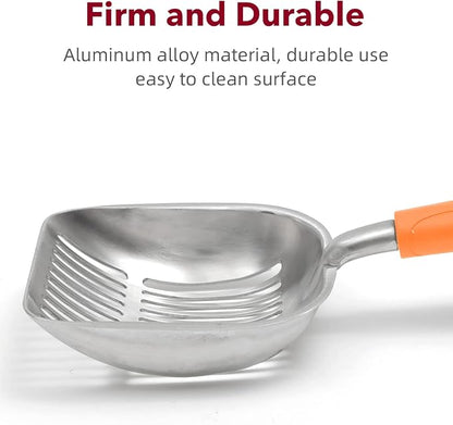 Cat Litter Scoop, Kitty Metal Scooper, Aluminum Alloy Sifter, Kitten Pooper - Image 6