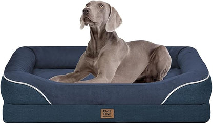 Washable Orthopedic Large Dog Bed by ChezPaw