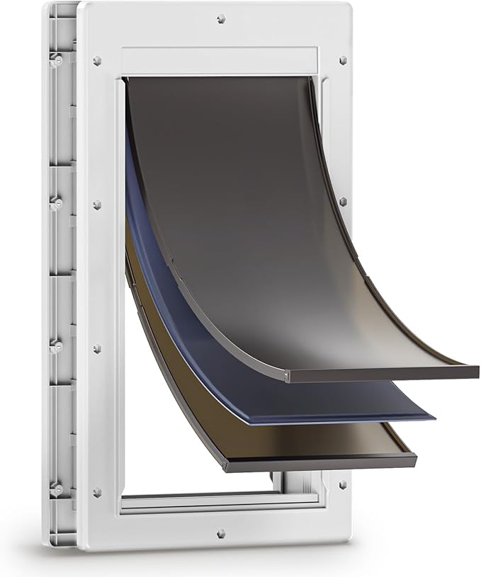 3-Flap Dog Door, Large Doggy Door, Doggie Door by PETCOMING