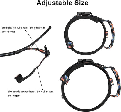 DAGANXI Tactical Dog Collar, Adjustable Military Training Nylon Dog Collar - Image 3