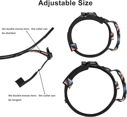 DAGANXI Tactical Dog Collar, Adjustable Military Training Nylon Dog Collar - Image 3