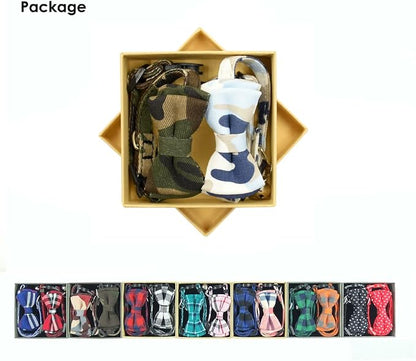 Cat Collar Breakaway with Bell and Bow Tie, Plaid Design Adjustable Safety - Image 2