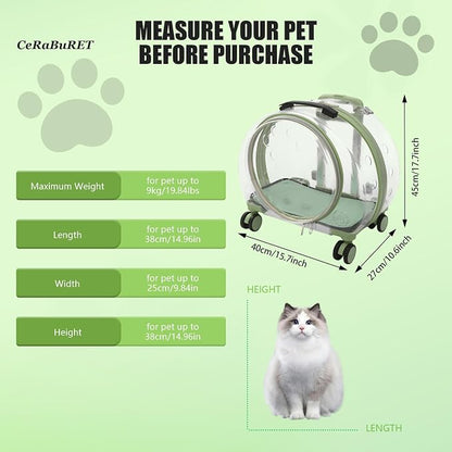 Transparent & Fully Breathable Hard Cat Carrier - Image 2