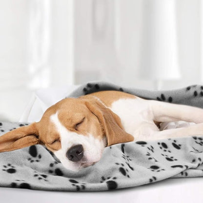 Comsmart Dog Blankets for Small Dogs, 6 Pack Puppy Blanket Cute Paw Print Pet - Image 7
