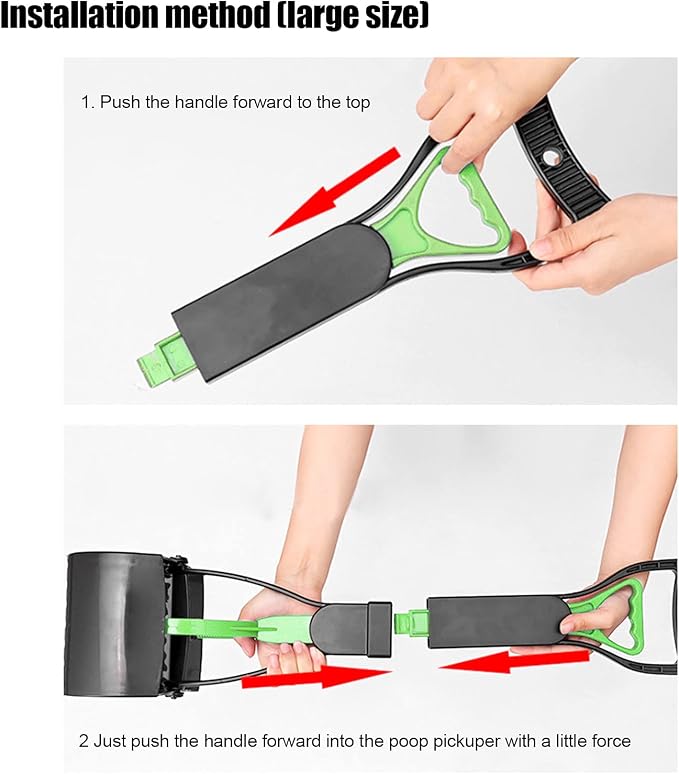 Pet Pooper Scooper, Long Handle Folding Poop Scoop, Stable Jaw Scoop Easy - Image 5