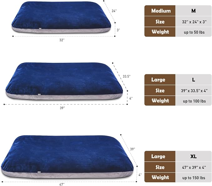 Magic Dog Super Soft Extra Large Dog Bed Jumbo Pet Beds Orthopedic 47 Inch - Image 7