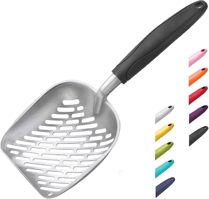 WePet Cat Litter Scoop, Aluminum Alloy Sifter, Kitty Metal Scooper, Deep Shovel by WePet
