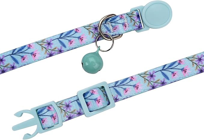 Cat Collar Breakaway with Bells, 3 Pack Girl Boy Pet Cat Collar with Bohemia - Image 4