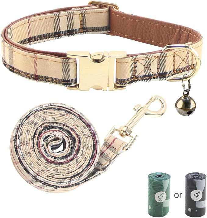 Yizepet Dog Collar and Leash- Adjustable pet Collar by Yizepet