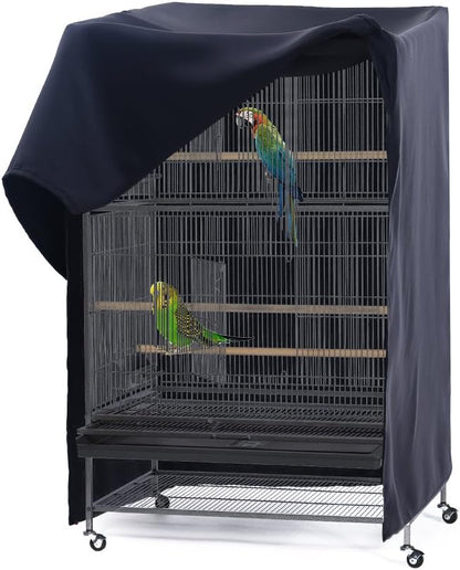 PONY DANCE Pets Product Universal Birdcage Cover Blackout & Breathable Birdcage by PONYDANCE