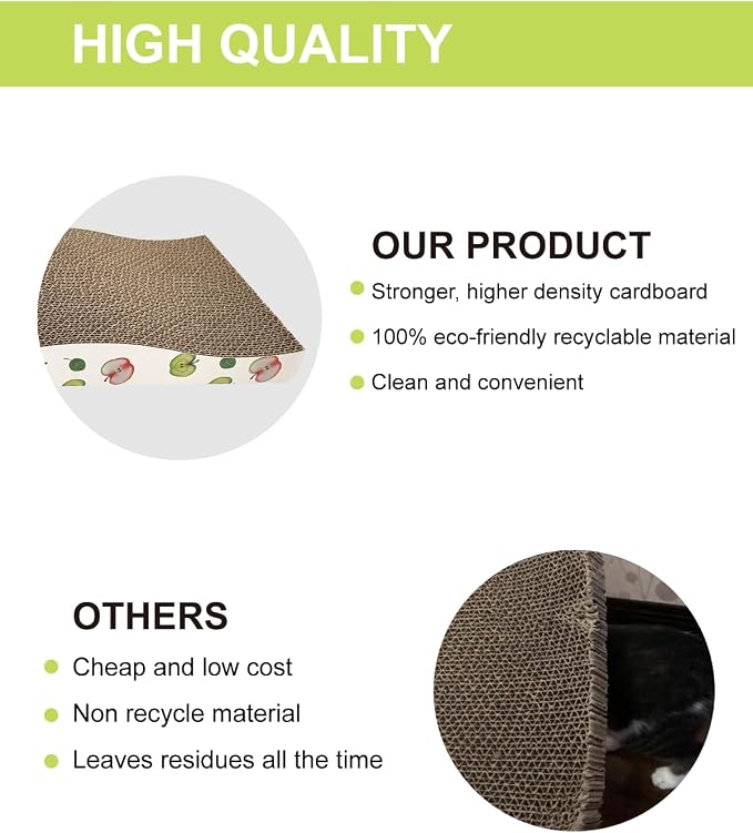 Cat Scratching Board, Corrugate Cat Scratcher - Image 5