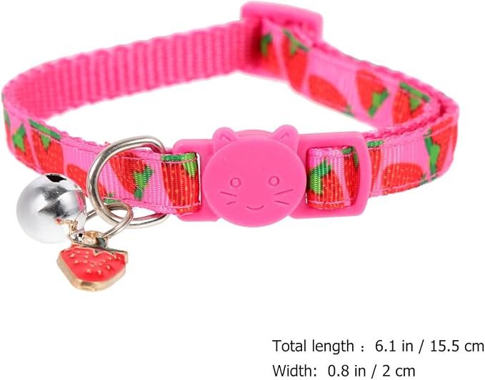 Mipcase Strawberry Printing Cat Collar - Image 8