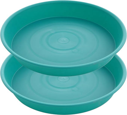 2 Pack of Bird Bath Bowl 12", 1.6" Depth, 10 12 inch Birdbath Bowls Dish Only by Bleuhome