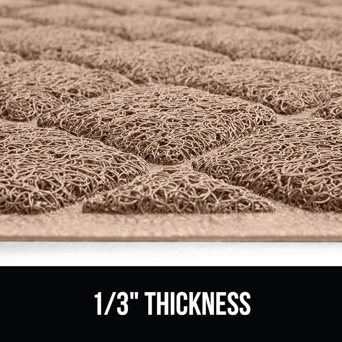 GORILLA GRIP Cat Litter Box Mat, Water Resistant, US Designed Kitty Litter - Image 9