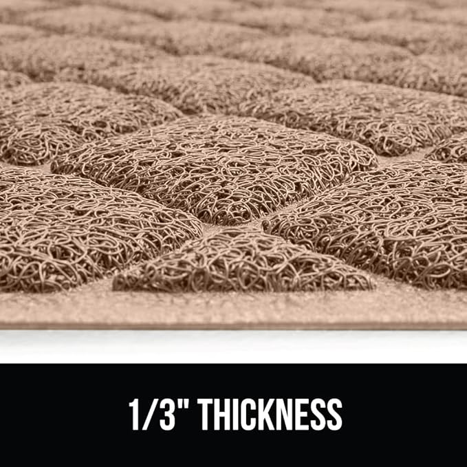 GORILLA GRIP Cat Litter Box Mat, Water Resistant, US Designed Kitty Litter - Image 9