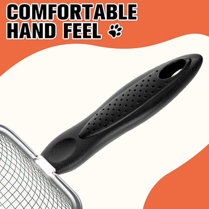 Cat Litter Scoop, Sturdy Litter Cleaner Corner Shovel, Stainless Steel Mesh - Image 4