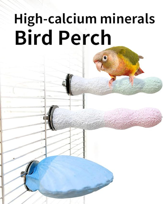 Parrot Perch Bird Perches for Cage Parrot Beak Grinding Stone Rough Surface - Image 2