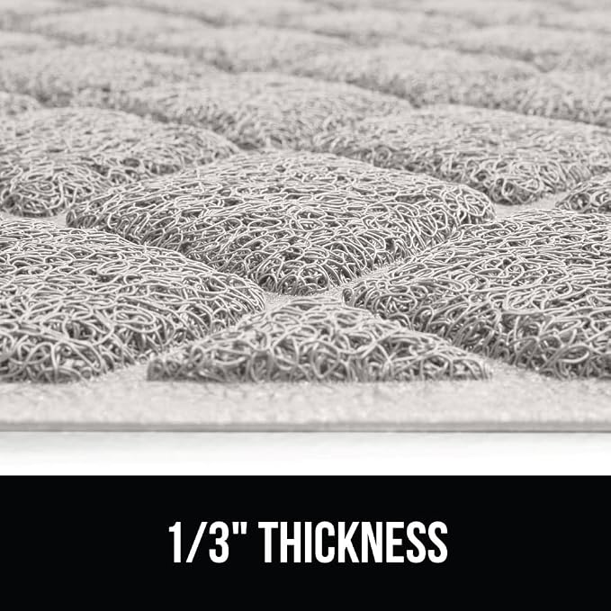 GORILLA GRIP Cat Litter Box Mat, Water Resistant, US Designed Kitty Litter - Image 9