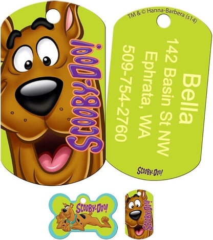GoTags Cartoon Scooby-Doo Pet ID Tags, Personalized Engraved Dog Tags and Cat by GoTags