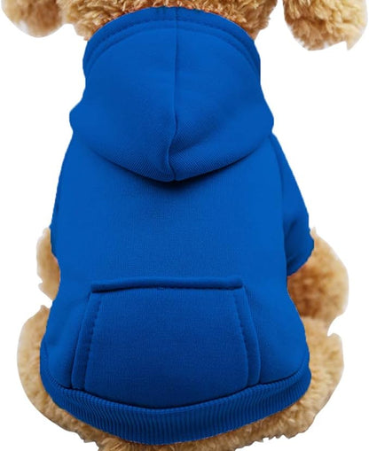 Jecikelon Winter Dog Hoodie Sweatshirts by Jecikelon
