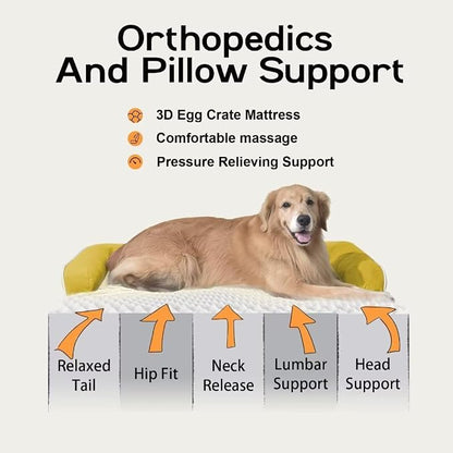 Large Dog Bed Orthopedic Washable - Image 3