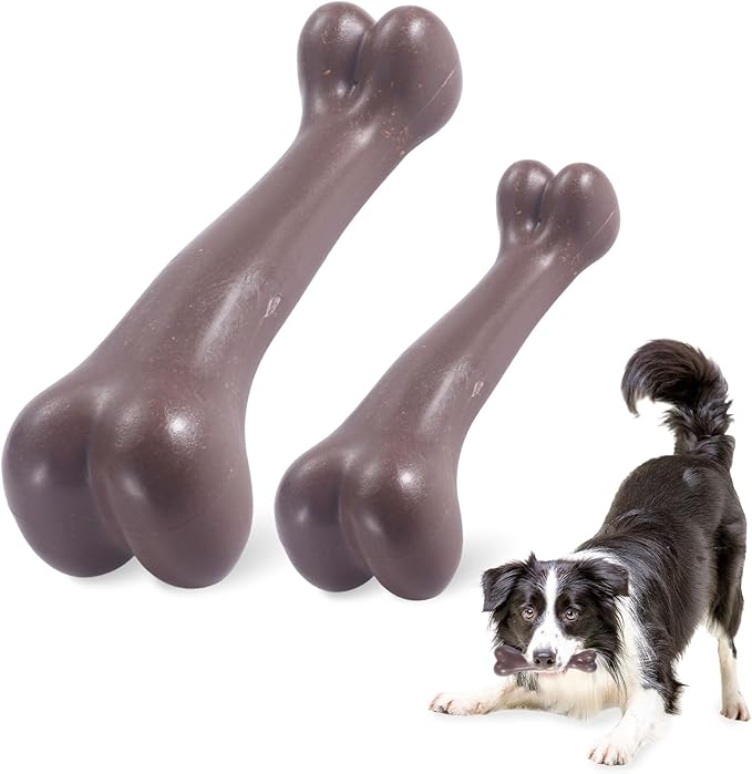 2 Pack Durable Dog Chew Toys for Aggressive Chewers-Puppy Teething Toys by Unknown