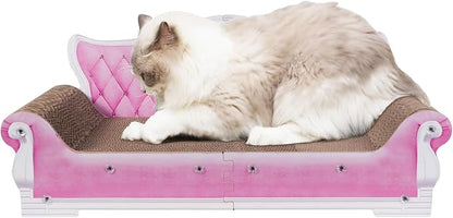 Cat Sofa Shape Scratch Pad for Large Medium Small Indoor Cats, Larger-Sized by KiddingPets