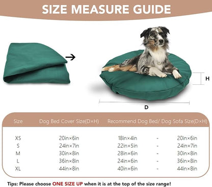 Dog Bed Cover Waterproof Replacement Machine Washable Covers - Image 4