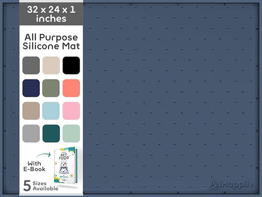 32x24x1” XL Dog Food Mat by PETHAPPILY