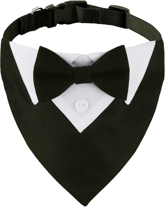 ADOGGYGO Formal Dog Tuxedo, Wedding Dog Collar by ADOGGYGO