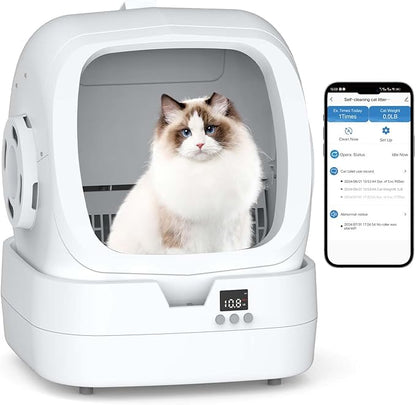 Automatic Cat Litter Box Self Cleaning by Mintakawa