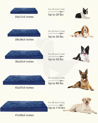 KSIIA Orthopedic Dog Crate Bed Waterproof Dog beds - Image 6
