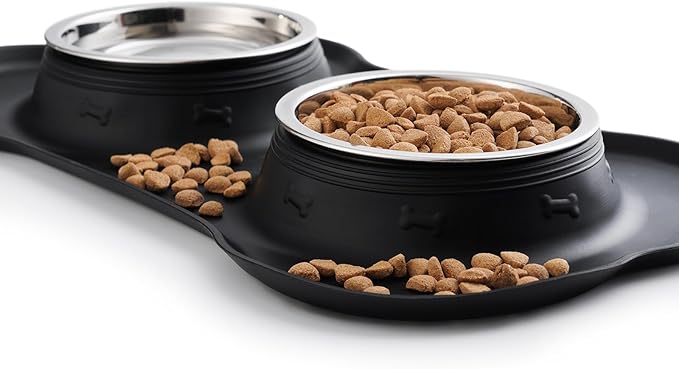 Hubulk Pet Dog Bowls 2 Stainless Steel Dog Bowl - Image 5