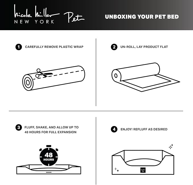 Nicole Miller New York PET Kendall Fluted Geo Cozy Couch Protector Pet Bed - Image 9