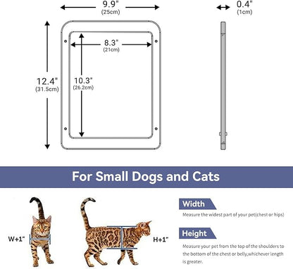 NAMSAN Cat Screen Door, Flap Opening 8.3 x 10.3 inches, Doggie Door - Image 6