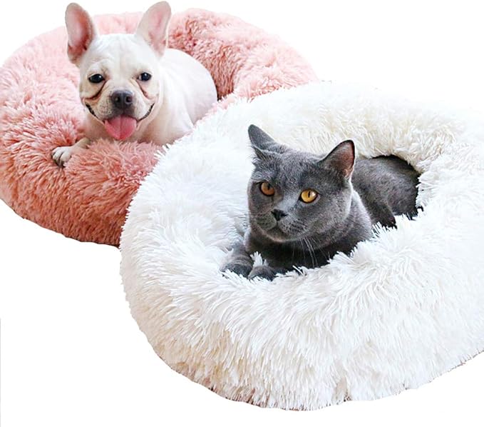 BODISEINT Modern Soft Plush Round Pet Bed - Image 3