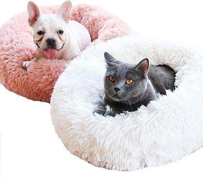 BODISEINT Modern Soft Plush Round Pet Bed - Image 3