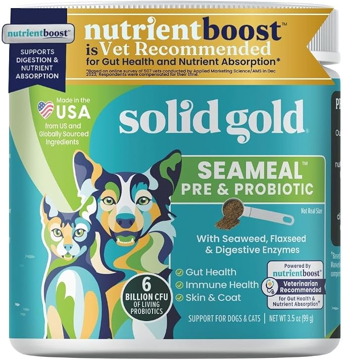 Solid Gold SeaMeal Cat Probiotic & Dog Probiotics by SolidGoldPet